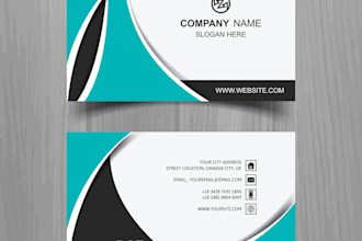design a very creative business card and stationery