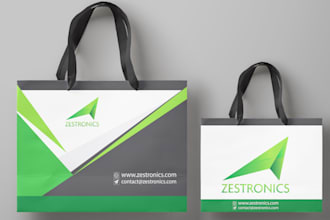 design shopping bag and printing