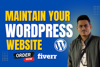 maintain and backup your wordpress website