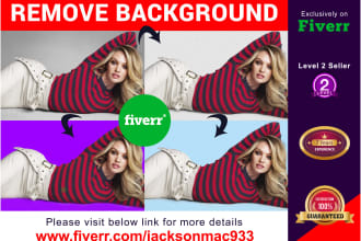 make transparent, remove or change background for 15 images