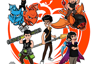 create mascots and character illustrations