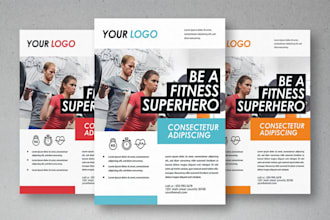 design an awesome flyer, business card, banner or cover