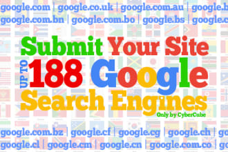 manually submit your site up to 188 google local search engines
