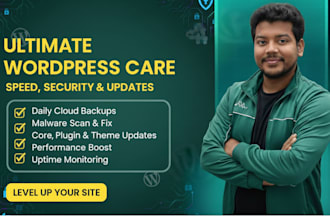 provide monthly wordpress website maintenance and support