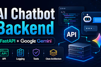 build an ai chatbot backend using fastapi and google gemini