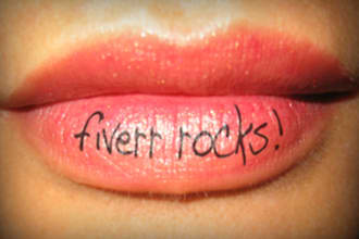 put your message or logo on my lips