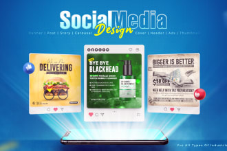 create 15 attractive social media post design