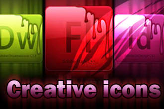 do Any Creative icons, Buttons For You, Awesome icons, AMAZING 24 Hours