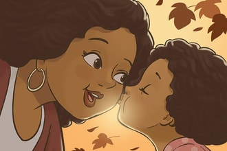 create colorful children book illustrations