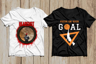 do trendy t shirt design within 48hrs