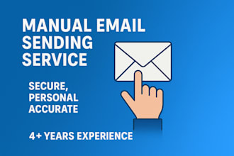 manually send personalized emails one by one