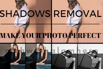 remove the unwanted shadows from your photo