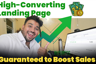 design landing page for your online course, and run ads