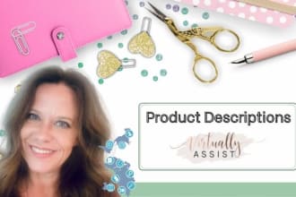 write seo product descriptions for etsy or other e commerce