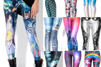 design patterns for leggings or yoga pants or workout pant