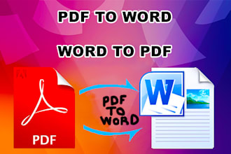 convert pdf to word and pdf to word