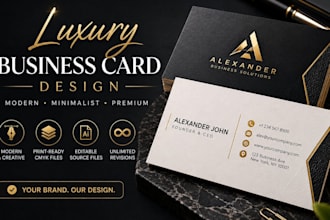 design a luxury business card for vistaprint, moo and gold foil