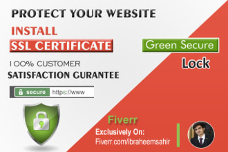 install SSL certificate on website to make it https secure