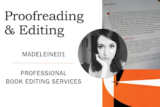 proofread and edit your book