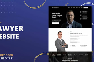 do responsive lawyer, attorney, lawfirm website in wordpress