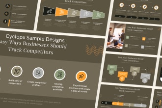 provide read to use powerpoint pitch deck and slide redesign