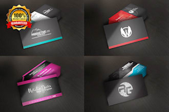 do professional business card design, letterhead and stationary