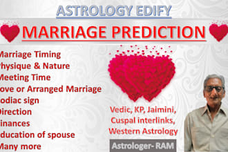 give accurate love and marriage predictions using astrology