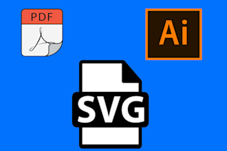 convert pdf, ai to svg