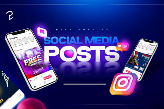 do unique social media posts design