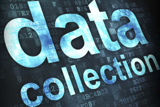 collect company data with email, phone, web research