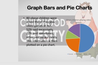 design presentations with graphs and pictures