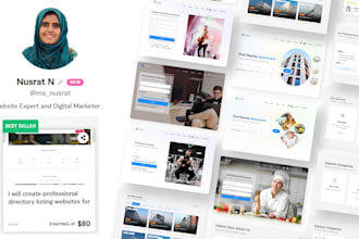 create professional directory listing websites for businesses and local service