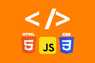 create code in html css javascript