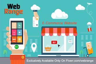 build ecommerce website or online store
