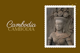send a unique postcard from cambodia less than 24 hrs
