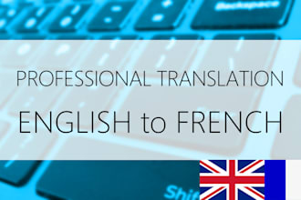 translate for you english to french
