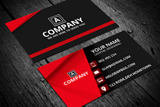 make stylish and professional business card