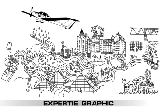 do black and white drawing and line art any image
