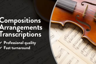 compose, arrange and transcribe music
