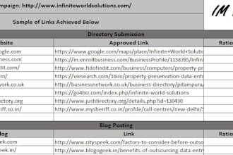 provide off page SEO services