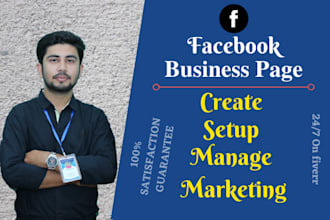 set up facebook business page and marketing