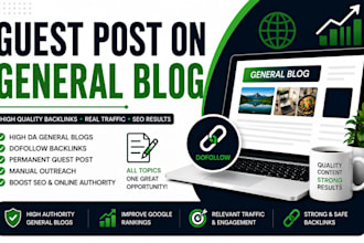 write and publish a guest post on a general blog
