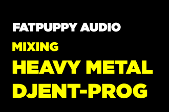 mix and master your  heavy metal,rock, djent songs