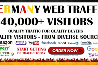 send germany web traffic to your website