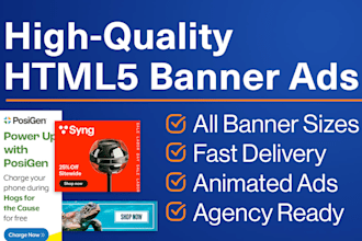 create HTML5 animated banner ads for display campaigns