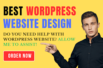 design and redesign stunning wordpress website