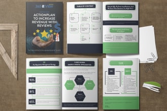 design unique company brochure, profile, proposal, PDF lead magnet, ebook