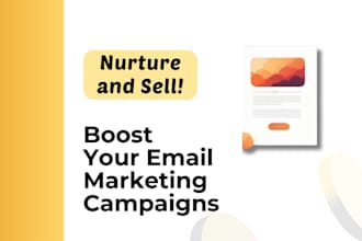 write a compelling email campaign that sell