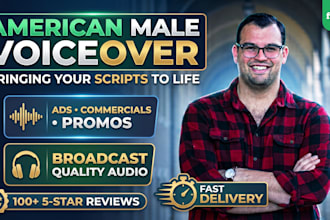 record your american male voice over
