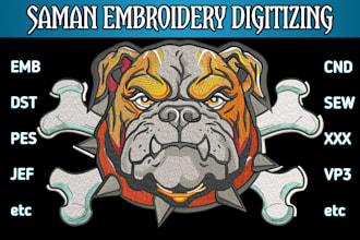 do embroidery digitizing, logo, digitize image for embroidery, patch design, dst